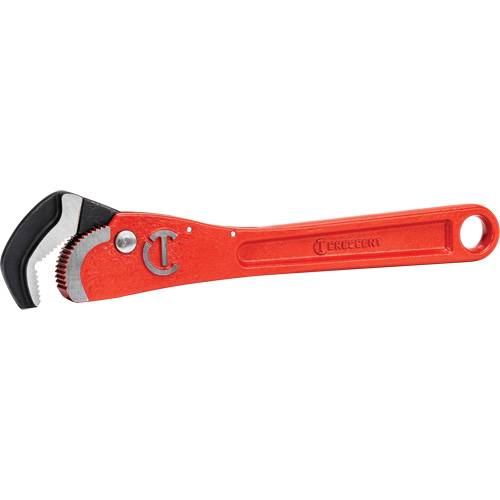 Self-Adjusting Pipe Wrench, 1-1/2" Jaw Capacity, 12" Long, Powder Coated Finish, Non-Ergonomic Handle Ontario Packaging