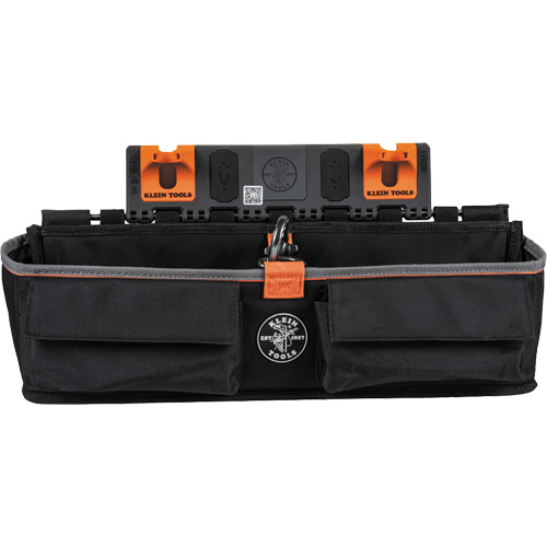 Module pour grande poche avec crochet en S Bucket Work Centre, Nylon, 3 pochettes, Noir/Orange Ontario Packaging