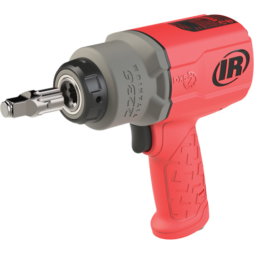 Red Air Impact Wrench, 1/2" Drive, 1/4" NPT Air Inlet, 7500 No Load RPM Ontario Packaging