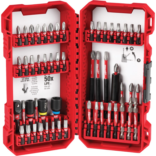 54 Piece Shockwave Impact Duty Driver Bit Set Ontario Packaging