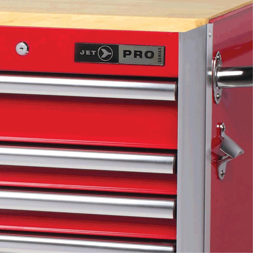 PRC7215 Armoire roulante de s&eacute;rie Pro, 15 tiroirs, 72" la x 24" p x Rouge Ontario Packaging