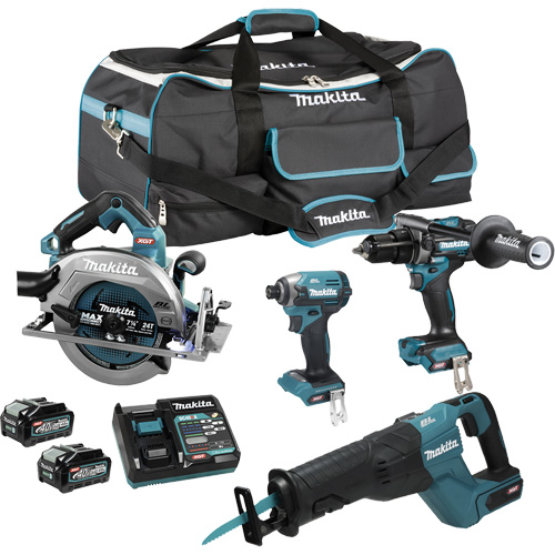 XGT Brushless 4-Tool Combo Kit, Lithium-Ion, 40 V Ontario Packaging