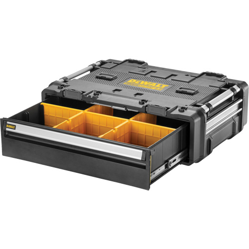 Tiroir 2.0 DXL TOUGHSYSTEM, 30" x 21-13/20" x 9-17/20", Noir/Jaune Ontario Packaging