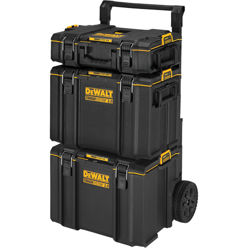 TOUGHSYSTEM&reg; 2.0 Rolling Tower, 24" x 20-2/5" x 34-1/2", Black/Yellow Ontario Packaging