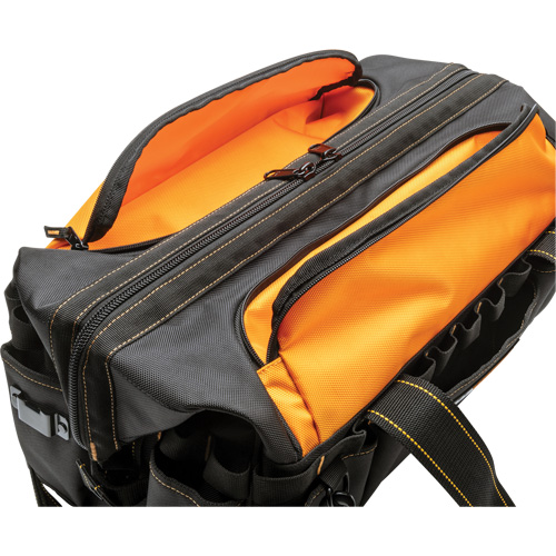 Sac &agrave; outils de 20" pour les professionnels, Nylon, 33 pochettes, Noir/Orange Ontario Packaging