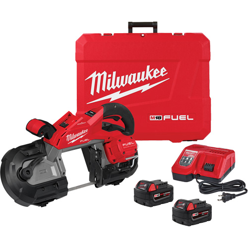M18 FUEL Deep Cut Dual Trigger Band Saw Kit, 18 V, 5" Capacity Ontario Packaging