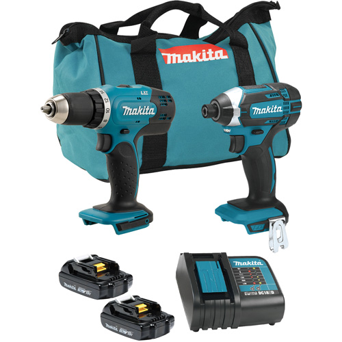 LXT 2 Tool Combo Kit, Lithium-Ion, 18 V Ontario Packaging