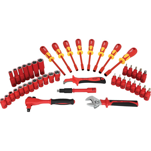 Jeu d'outils et douilles isol&eacute;s, 44 M Ontario Packaging