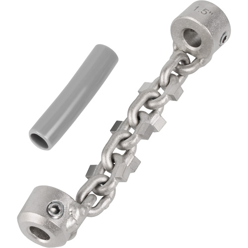 1-1/4" - 1-1/2" Carbide Chain Knocker for 1/4" Chain Snake Cable Ontario Packaging
