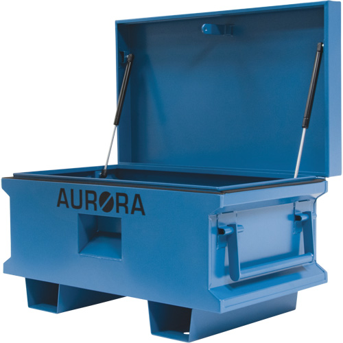 Coffre &agrave; outils de chantier, 33" x 20-3/10" x 18-3/10", Acier, Bleu Ontario Packaging