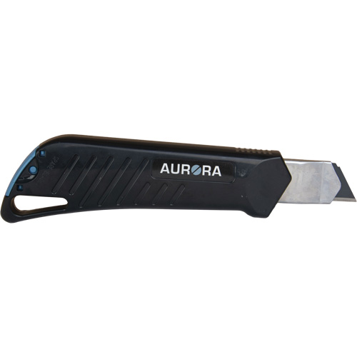 18mm Professional Knife with Ratchet, Stainless Steel, Heavy-Duty, Plastic Handle Ontario Packaging