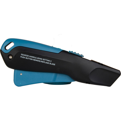 Retractable Safety Knife , Stainless Steel, Heavy-Duty, Plastic/Aluminum Handle Ontario Packaging