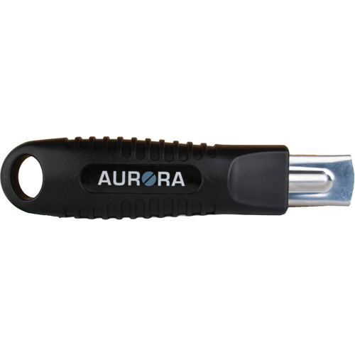 Standard-Duty Retractable Safety Knife, Stainless Steel, Rubber Handle Ontario Packaging