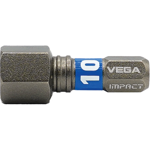 Embout Impactech, Hexagonale, 10 mm, Prise 1/4" Ontario Packaging
