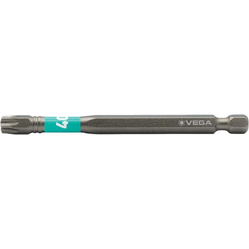 Embout pour outils &eacute;lectriques Impactech, Torx, Embout T-40, Prise 1/4", Longueur 3-1/2" Ontario Packaging