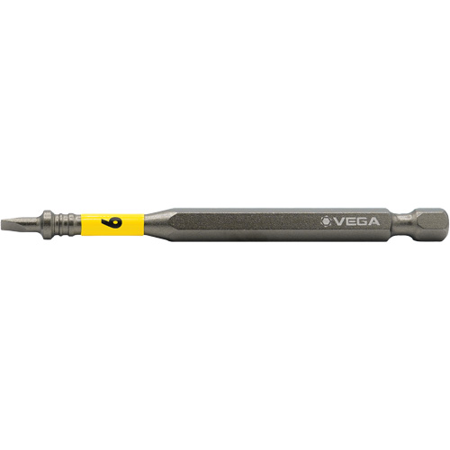 Impactech&reg; Power Bit, Slot, 6F-8R Tip, 1/4" Drive Size, 3-1/2" Length Ontario Packaging