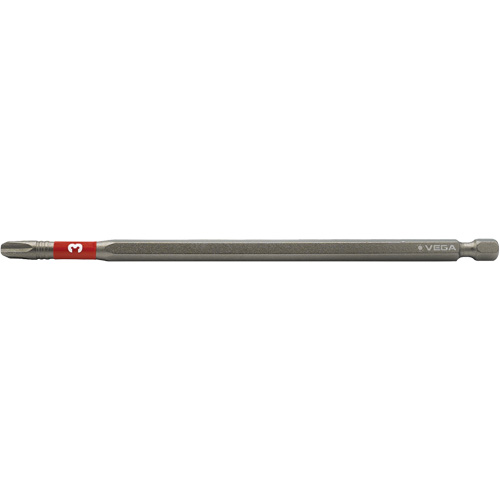 Impactech&reg; Power Bit, Phillips, #3 Tip, 1/4" Drive Size, 6" Length Ontario Packaging