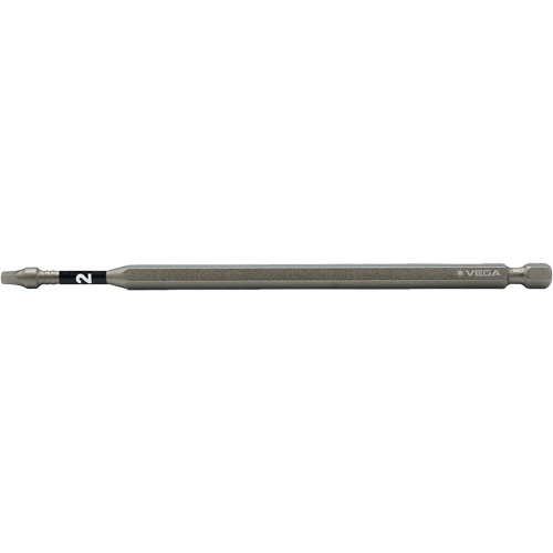 Impactech&reg; Power Bit, Square, #2 Tip, 1/4" Drive Size, 6" Length Ontario Packaging