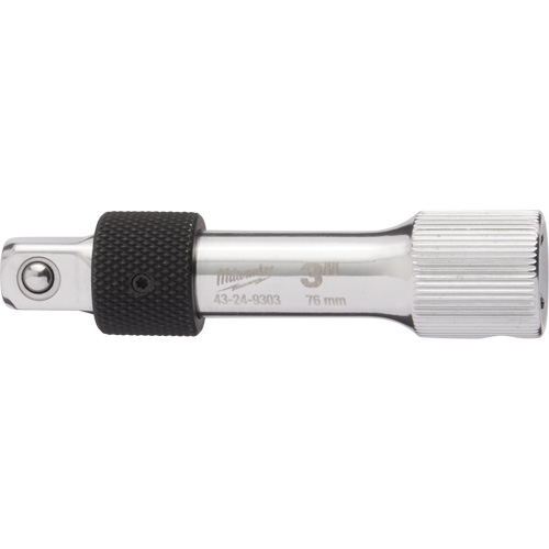 Locking Extension Socket, 3/8" Drive, 3" L Ontario Packaging