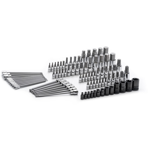 SAE/Metric Bit Set, External Torx&reg;/Hex/Hex Ball/Torx&reg;/Torx&reg; Tamper, 1/4"/3/8"/1/2" Drive, 84 Pcs Ontario Packaging
