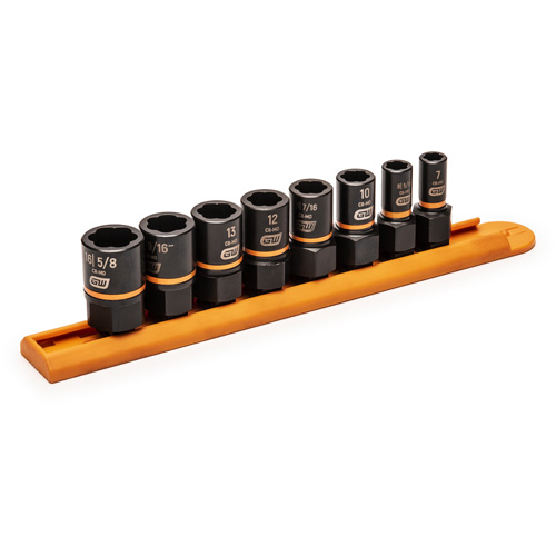 Jeu de douilles d'extraction Bolt Biter, 8 Mcx, Chocs, Prise de 1/4"/3/8" Ontario Packaging