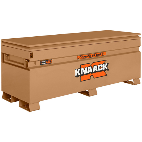 Coffre de chantier mod&egrave;le 2472 avec cadenas, 72" x 24" x 28-1/4", Acier, Havane Ontario Packaging