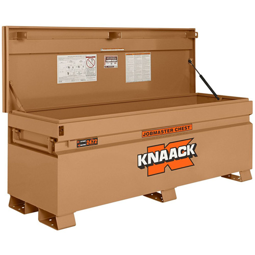 Coffre de chantier mod&egrave;le 2472 avec cadenas, 72" x 24" x 28-1/4", Acier, Havane Ontario Packaging