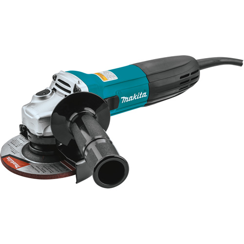 Angle Grinder with Thumb Switch, 4-1/2", 120 V, 6 A, 11000 RPM Ontario Packaging
