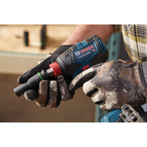 Ensemble visseuse/cl&eacute; &agrave; chocs 2-en-1 pour embouts et douilles, 1/2", 1800 lb-po Couple max., 18 V, Lithium-ion Ontario Packaging