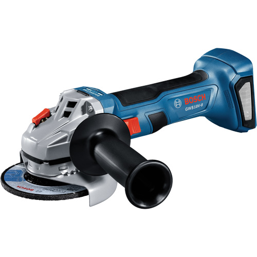 Rectifieuse angulaire sans balais avec interrupteur coulissant, Roue de 4-1/2", 18 V Ontario Packaging