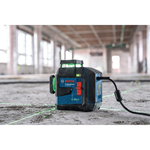 Laser dalignement/nivellement 360 &agrave; faisceau vert &agrave; trois points Ontario Packaging