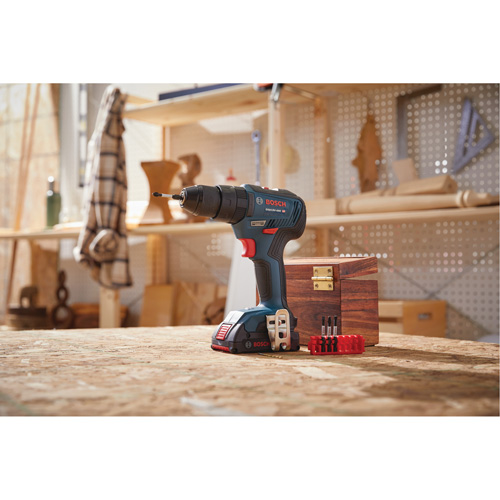 EC Brushless 1/2 In. Hammer Drill/Driver Kit, 1/2" Chuck, 18 V Ontario Packaging