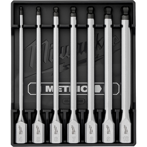 Long Metric Bit Socket Set, Hex Ball, 3/8" Drive, 7 Pcs Ontario Packaging