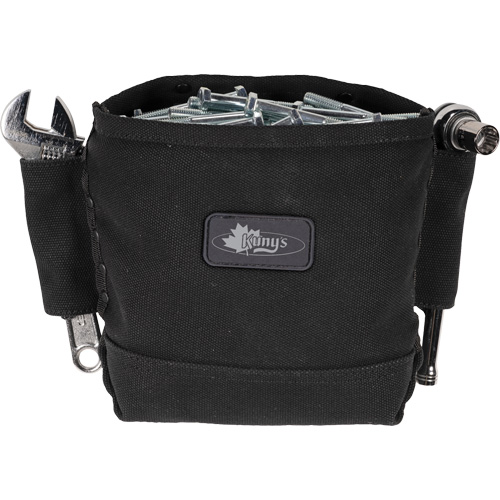 Sac Phantom pour &eacute;crous et boulons avec 2 manchons, Toile, 3 pochettes, Noir Ontario Packaging