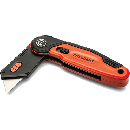 Couteau utilitaire pliant, 1" lame, lame en Acier, poign&eacute;e en Aluminium Ontario Packaging