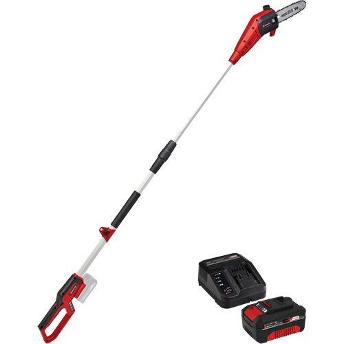Cordless Pole Chain Saw with 4Ah Battery & Charger Starter Kit Ontario Packaging