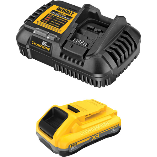 Ensemble de bloc-pile et chargeur XR POWERPACK, Lithium-ion, 20 V, 4 Ah Ontario Packaging