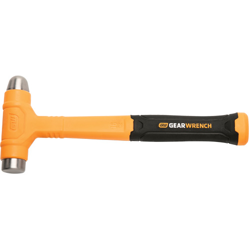 Dead Blow Ball Pein Hammer, 16 oz., Smooth Grip, 12-2/5" L Ontario Packaging