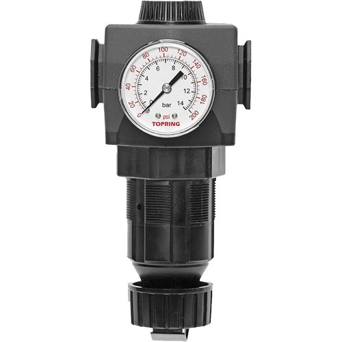 D&eacute;tendeur &agrave; diaphragme en zinc MODULAIR 400, 1/2" NPT, PSI max. de 300 psi, Canalisation/Modulaire Ontario Packaging