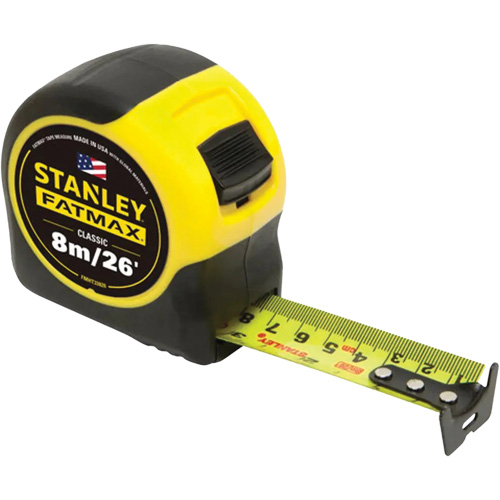 FATMAX&reg; Tape Measure, 1-1/4" x 26'/8 m, Imperial & Metric Graduations Ontario Packaging