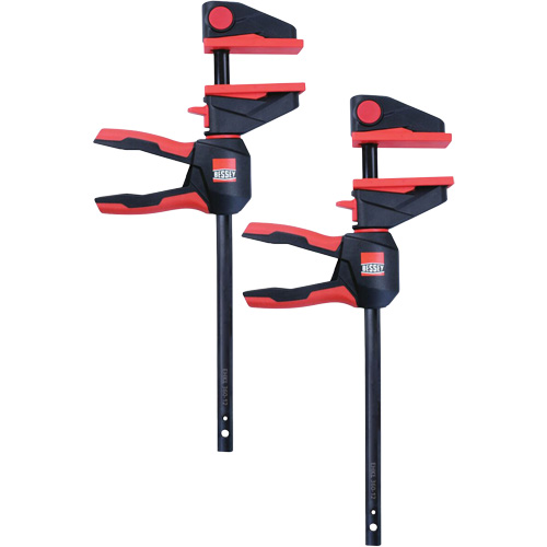 One-Hand Bar Trigger Clamps with 360° Rotating Handle Set, 12" (304.8 mm) Ontario Packaging