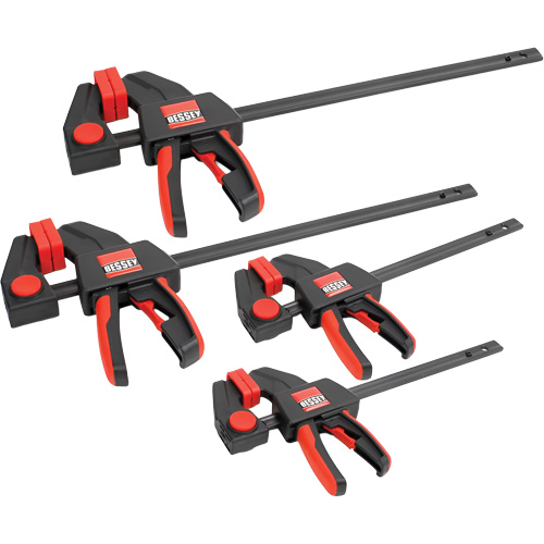 4-Piece Medium & Large Trigger Clamps Set, 12" (304.8 mm)/6" (152.4 mm) Ontario Packaging