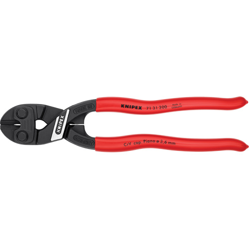 CoBolt&reg; High Leverage Compact Bolt Cutters with Notched Blade, 8" L, Center Cut Ontario Packaging