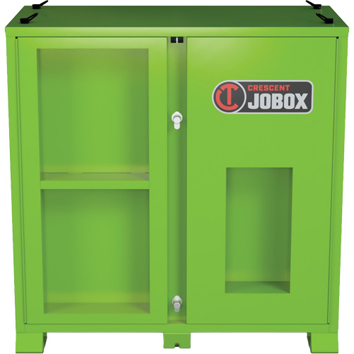 Armoire de rangement d'&eacute;PI sur place, Acier, Vert lime haute visibilit&eacute; Ontario Packaging