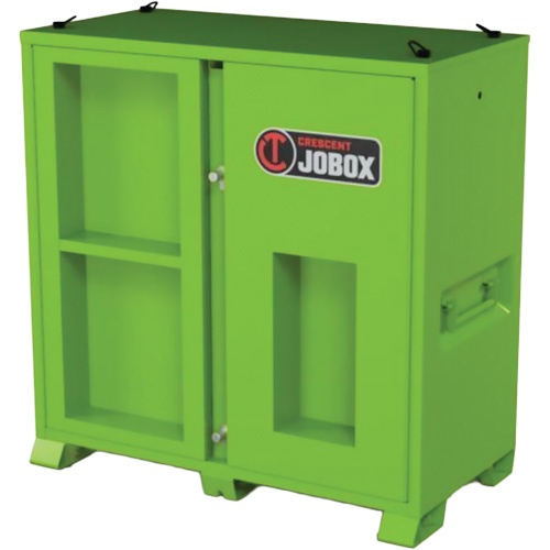 Armoire de rangement d'&eacute;PI sur place, Acier, Vert lime haute visibilit&eacute; Ontario Packaging