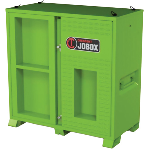 Ventilated Onsite PPE Storage Cabinet, Steel, High-Visibility Lime Green Ontario Packaging