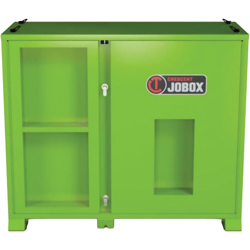 Armoire ventil&eacute;e pour le rangement d'&eacute;PI sur place, Acier, Vert lime haute visibilit&eacute; Ontario Packaging