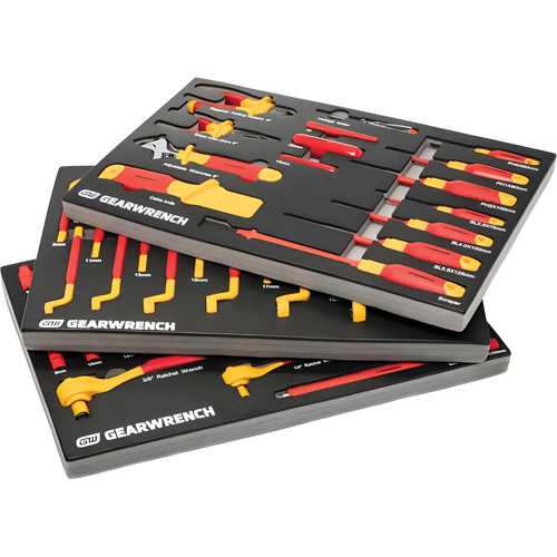 Jeu d'outils VDE isol&eacute;s, 1000 V, 72 M Ontario Packaging