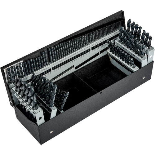 Jobber Length Combination Drill Bit Set, 115 Pieces, High Speed Steel Ontario Packaging