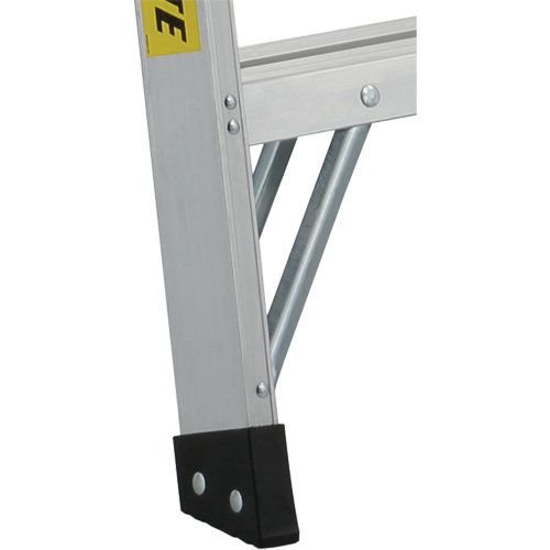 3400 Series Industrial Extra Heavy-Duty Step Ladder, 4', Aluminum, 300 lbs. Capacity, Type 1A Ontario Packaging